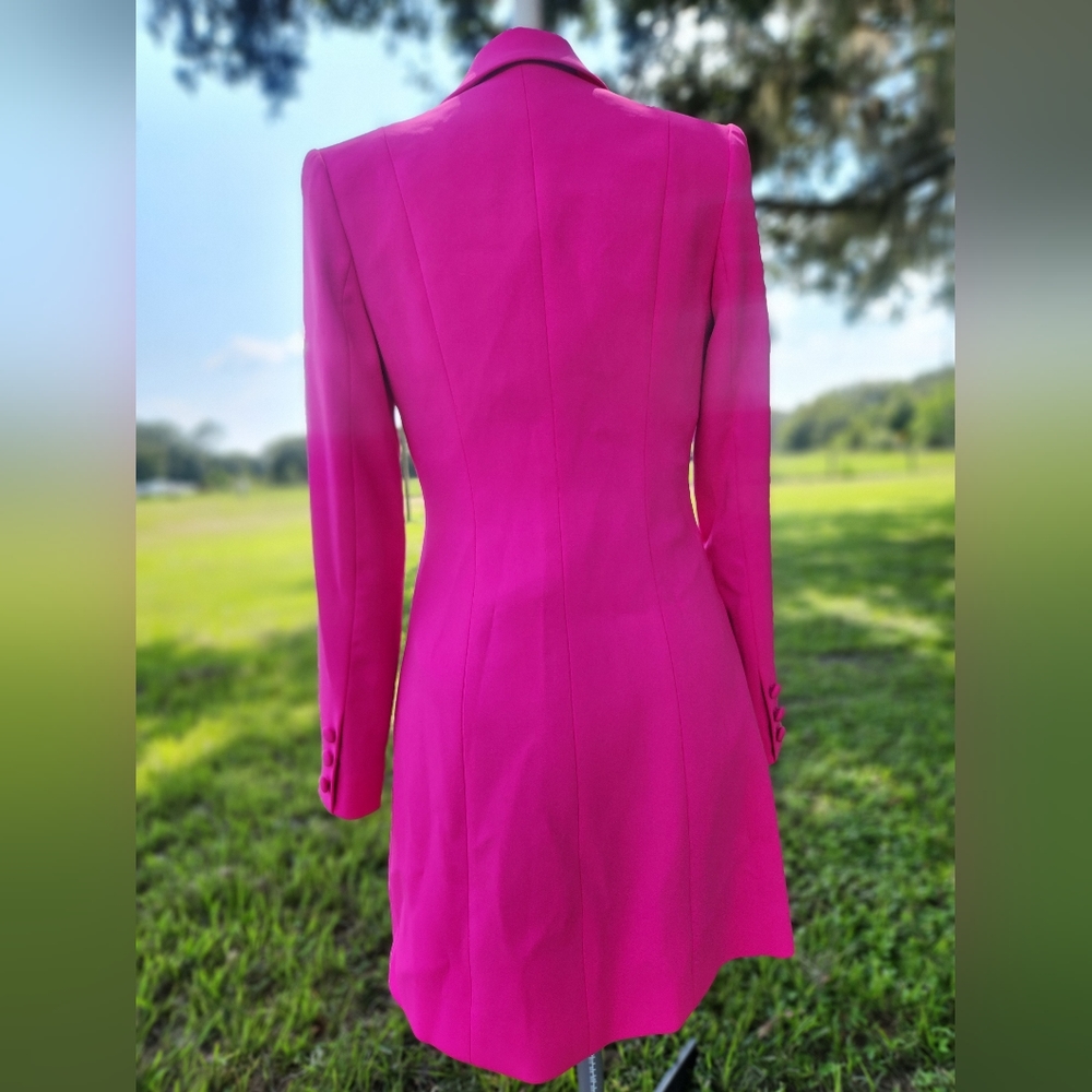 Jay godfrey hot pink blazer dress size xs women's - Picture 4 of 7